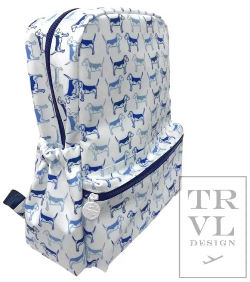 Backpacker Backpack | Puppy Love Blue