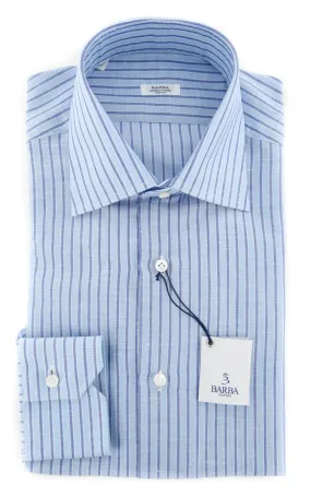 Barba Napoli Light Blue Shirt - Slim