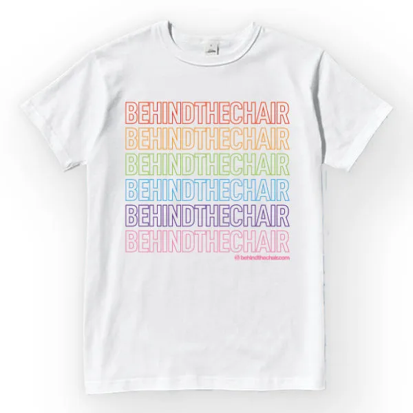 Behindthechair Repeating Logo T-Shirt