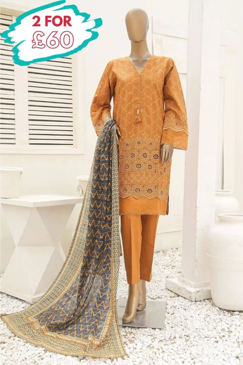 Bin Saeed Chikankari Lawn Suit BIN113