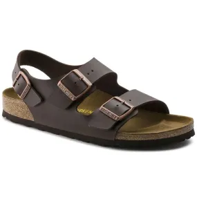 Birkenstock Milano Birko Flor Dark Brown Regular Width