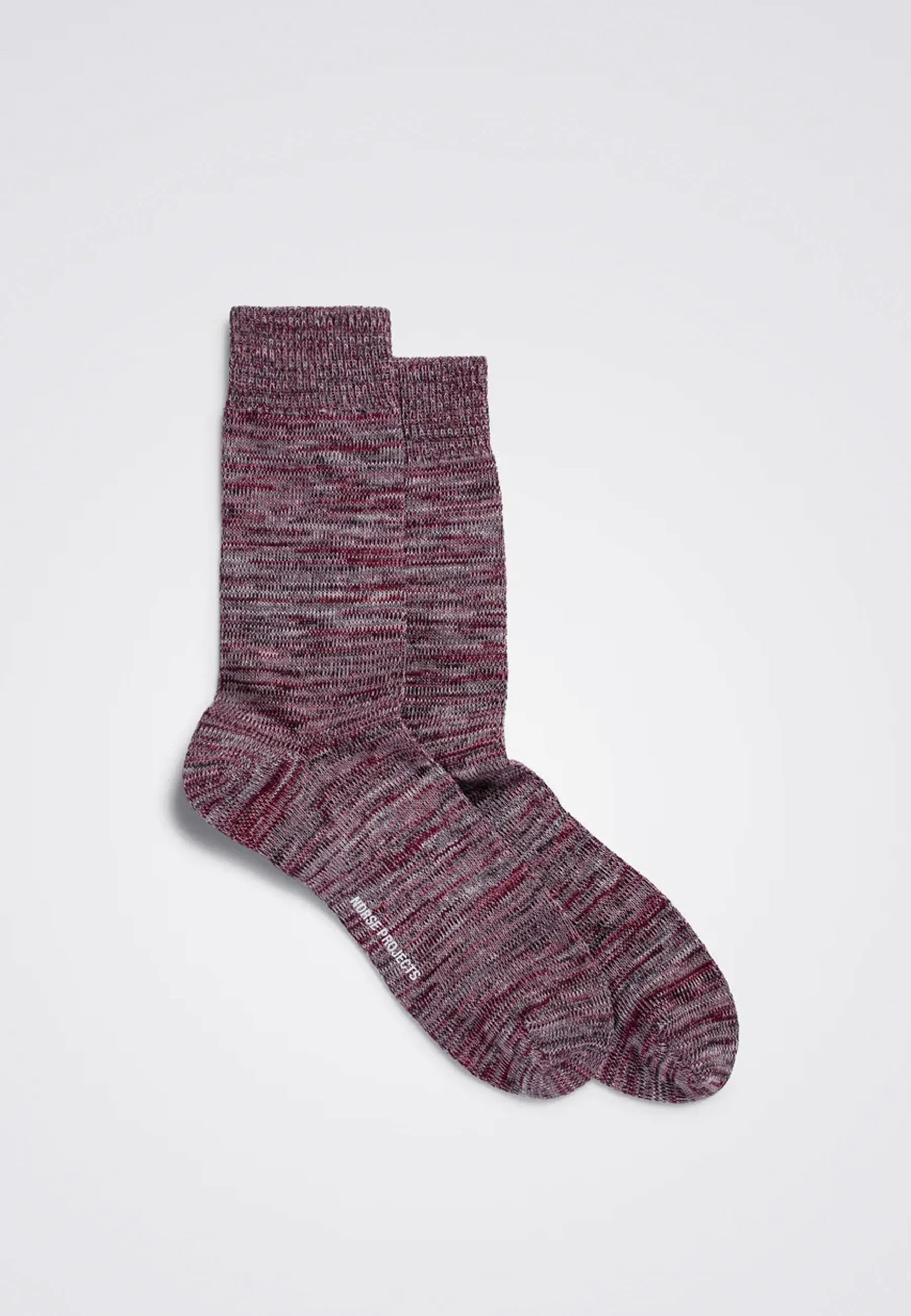 Bjarki Blend Socks - Burgundy