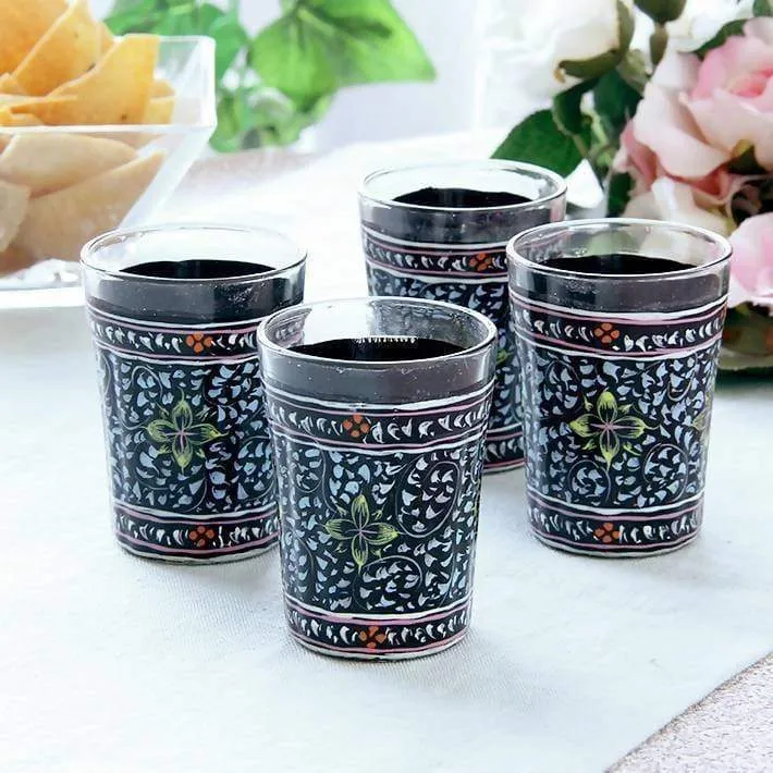 Black beauty tea cup kitchen set