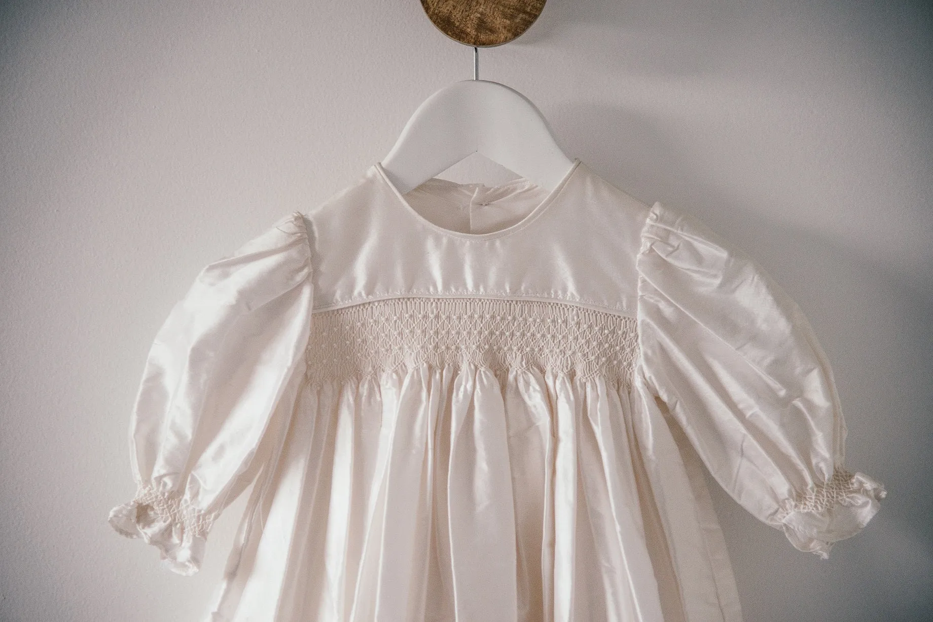 Blue Goose Victoria Silk Christening Gown