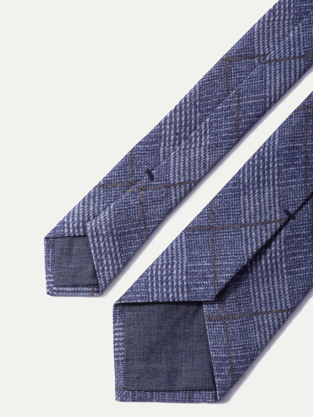 Blue Prince of Wales tie - Made In Italy