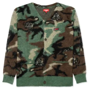 Blurry L/S Cardigan - Camo