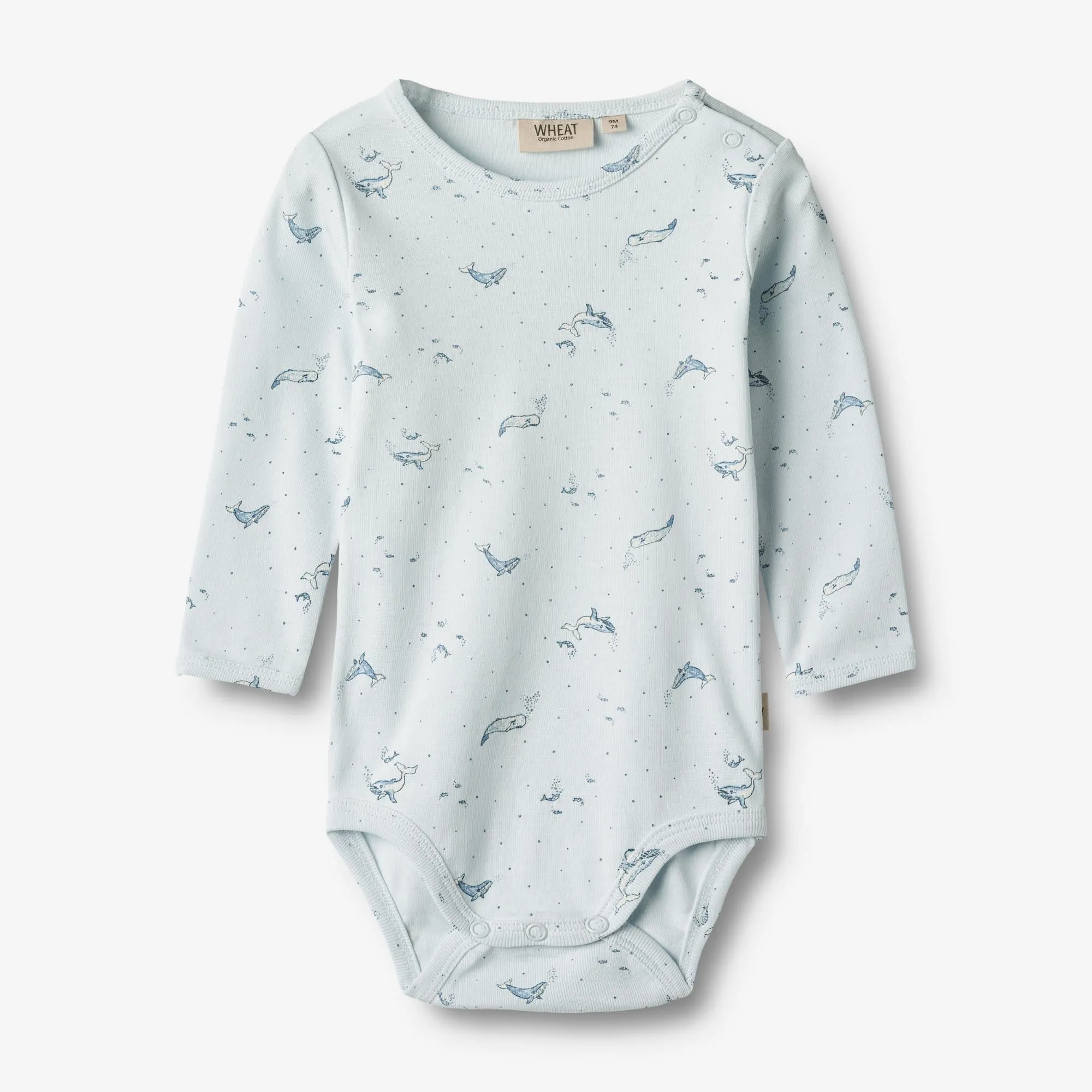 Body L/S Berti - light blue whales