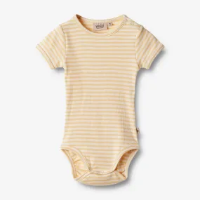 Body S/S Elisa - pale apricot stripe