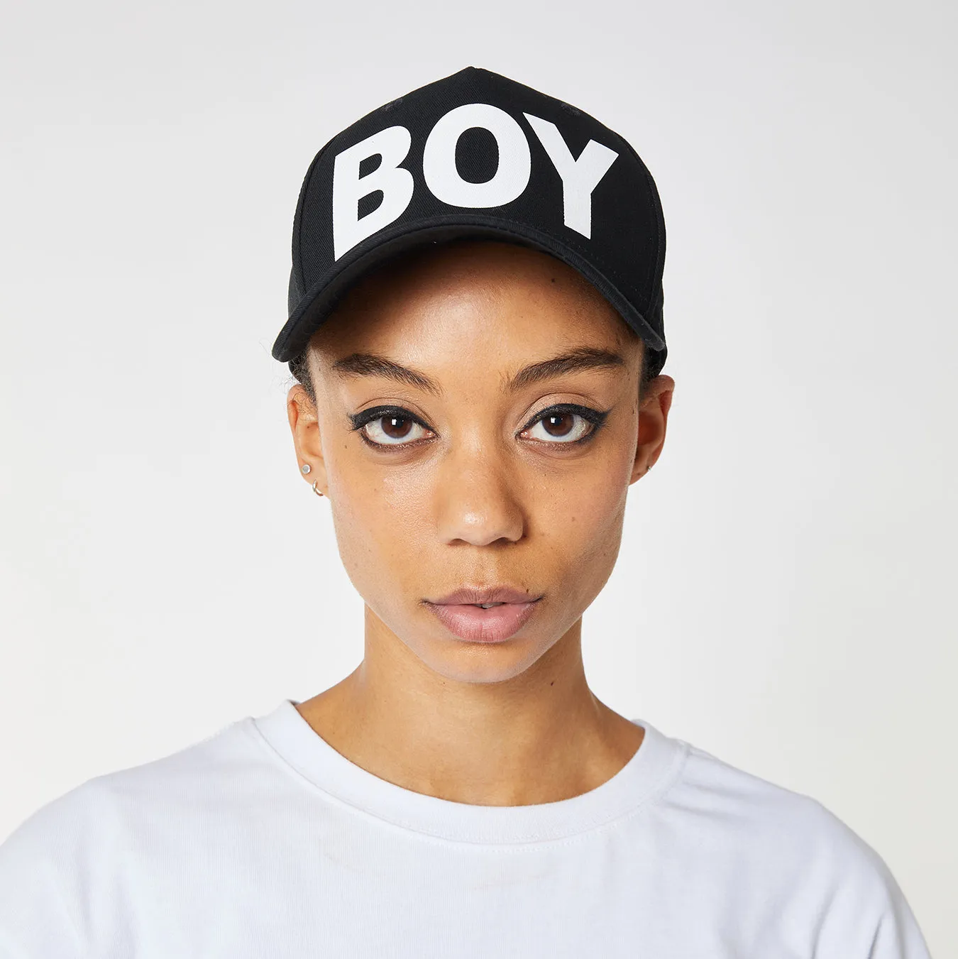 BOY LONDON SNAPBACK WOMENS - BLACK/WHITE