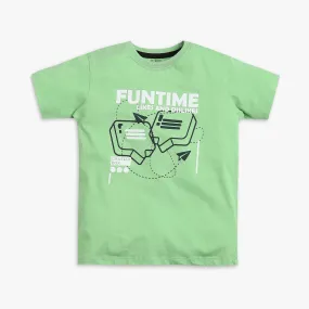 Boys Regular Fit Graphic T-Shirt