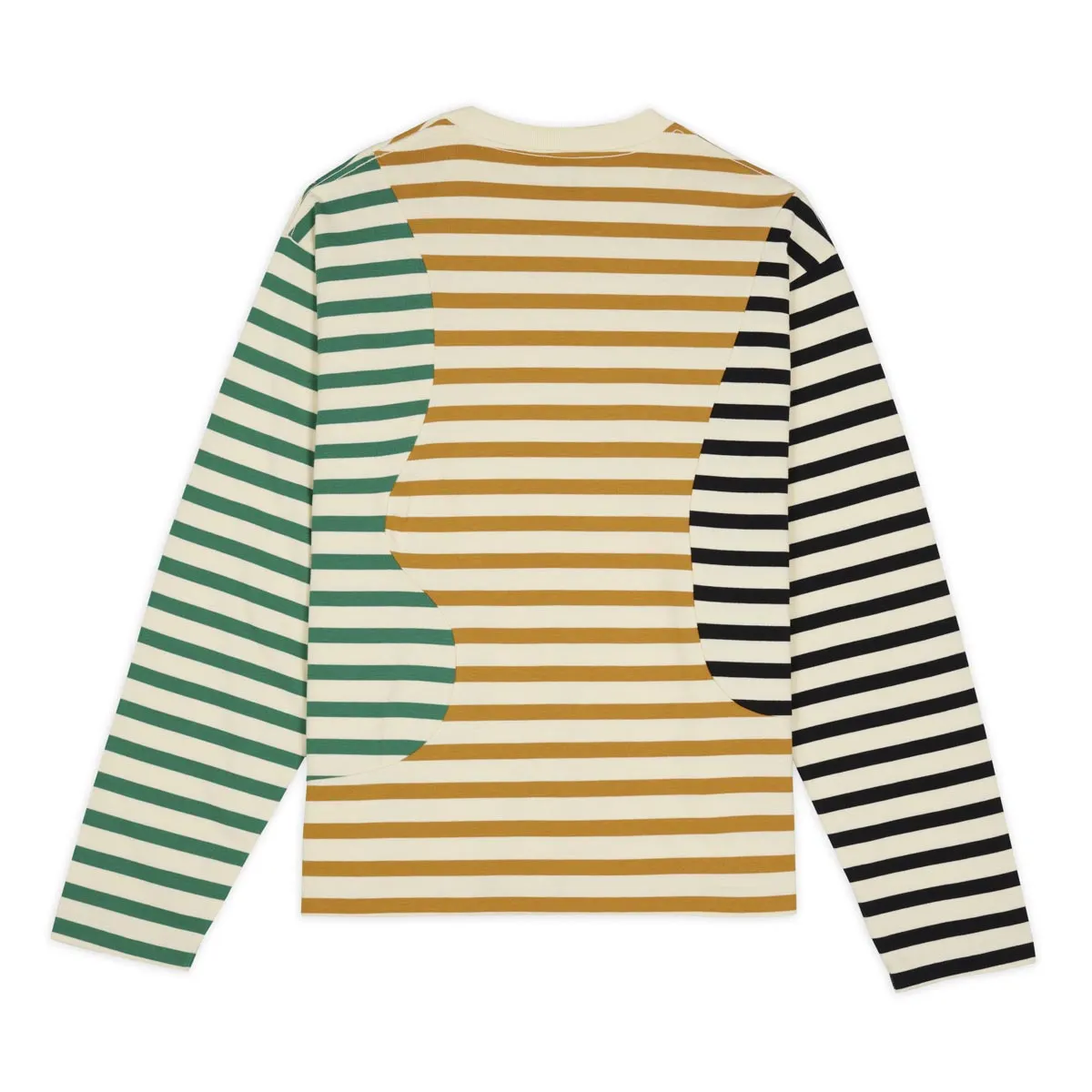 Brain Dead Organic Paneled Stripe LS Tee