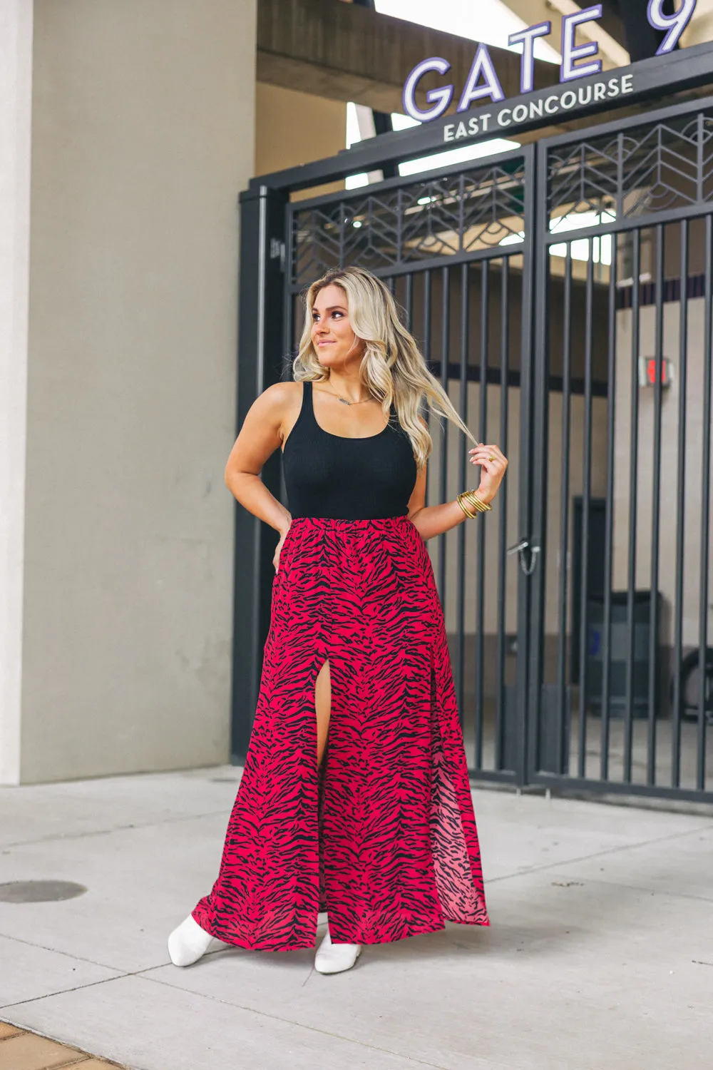 Bridget Maxi Skirt - Tigers Blood