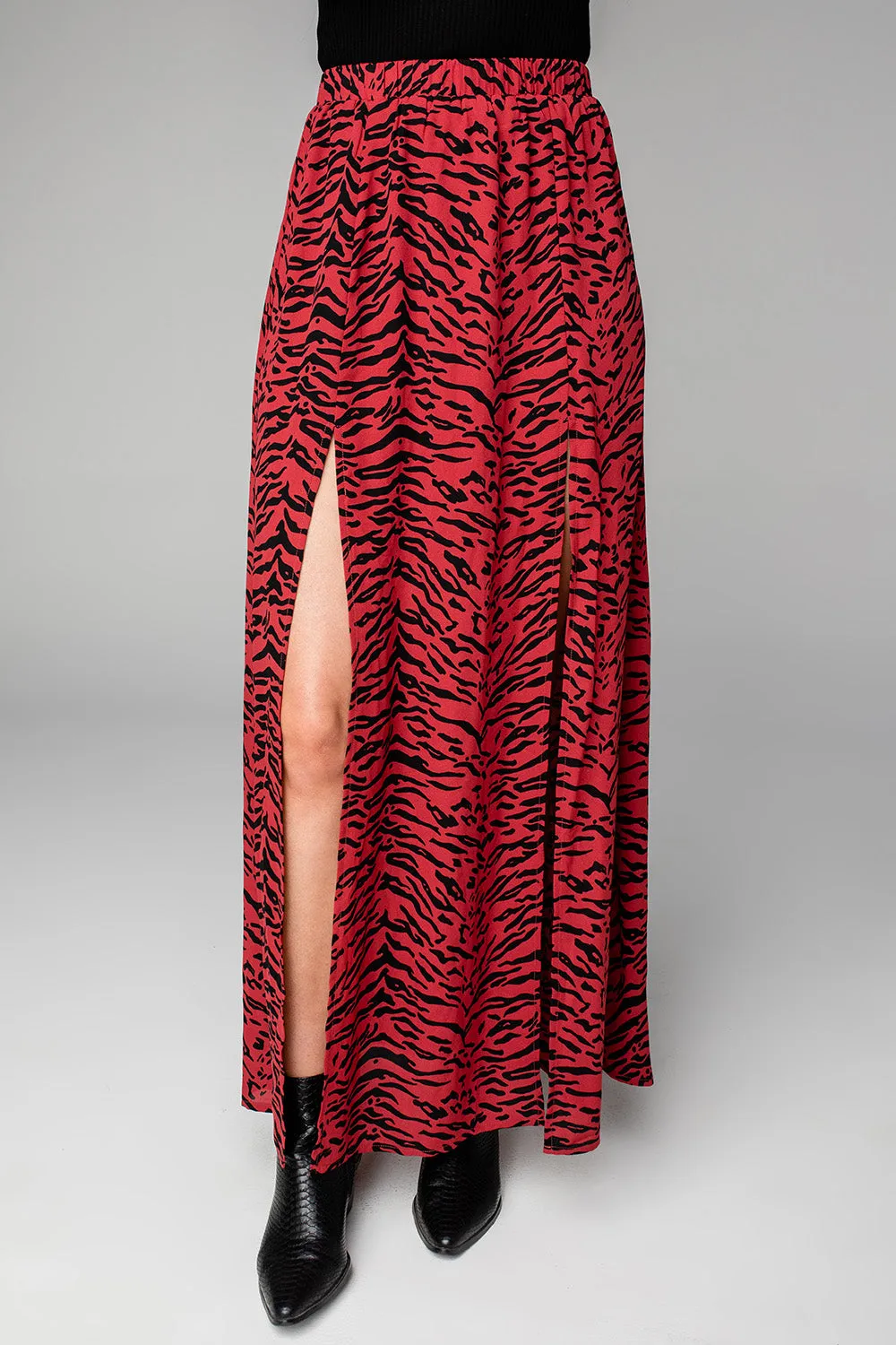 Bridget Maxi Skirt - Tigers Blood