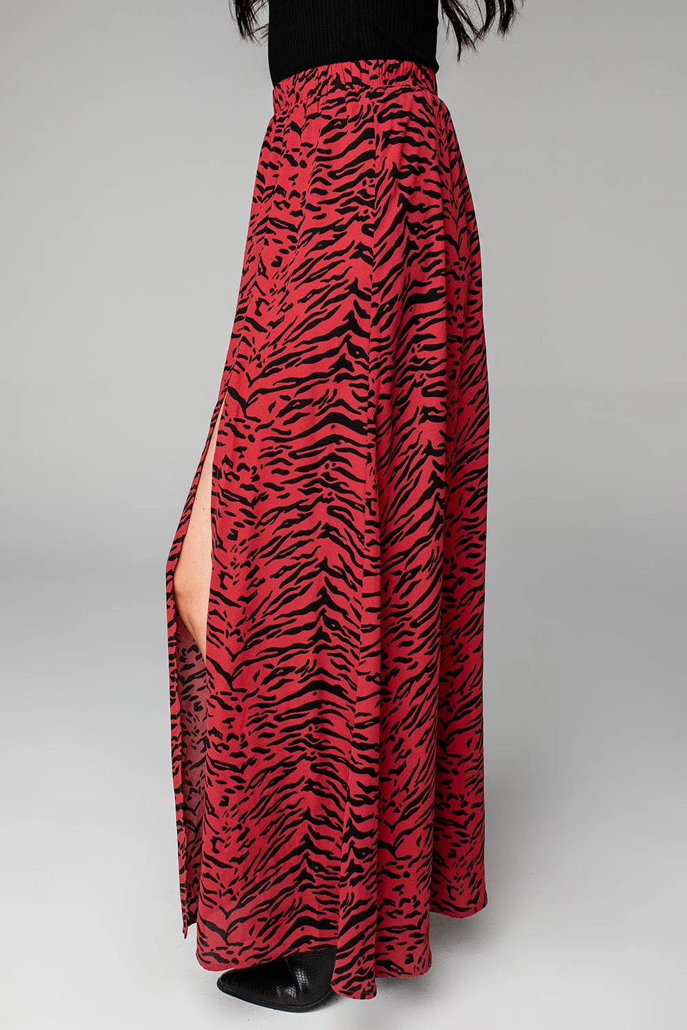 Bridget Maxi Skirt - Tigers Blood