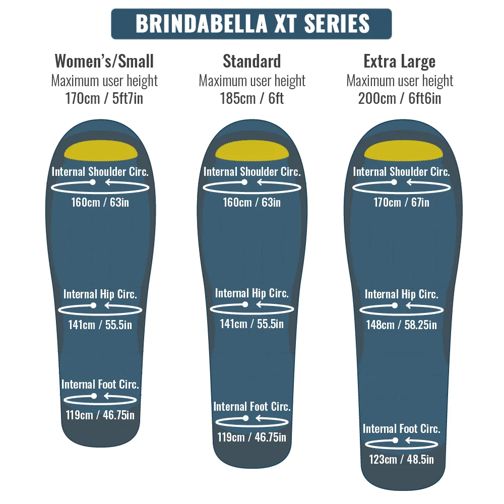 Brindabella XT 850 -10 to -16°C Down Sleeping Bag