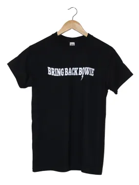 Bring Back Bowie Black Graphic Unisex Tee