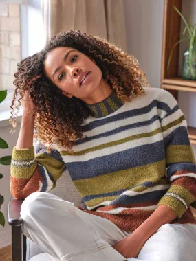 Brontee Lambswool Stripe Jumper - Multi