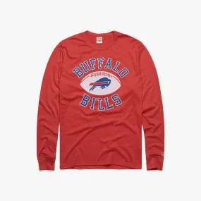 Buffalo Bills Pigskin Long Sleeve Tee