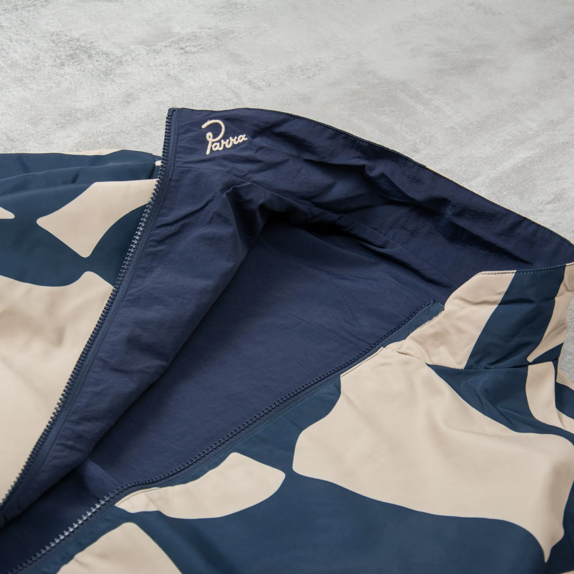 By Parra Zoom Winds Reversible Track Jacket - Navy Blue