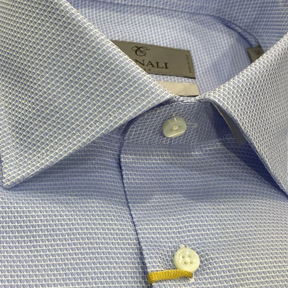 Canali Blue Impeccabile Modern Fit Shirt