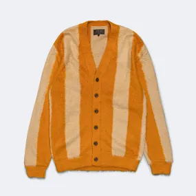 Cardigan Stripe Cotton Shaggy - Mustard