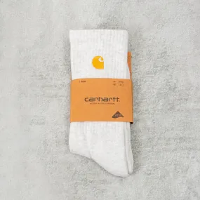 Carhartt WIP Chase Socks - Ash Heather / Gold