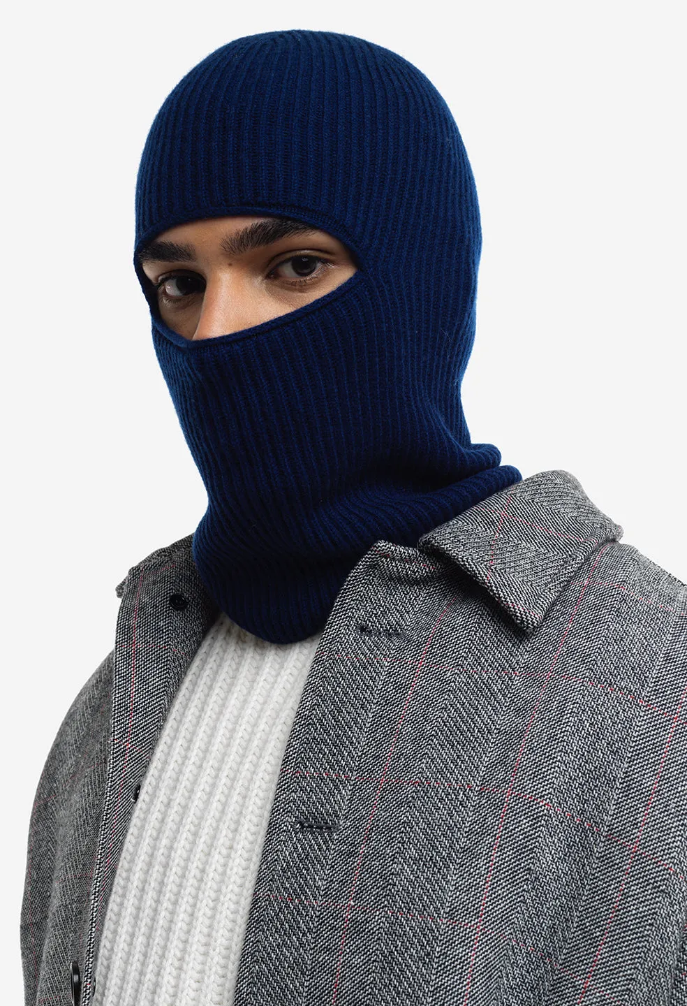 Cashmere Blend Balaclava / Midnight