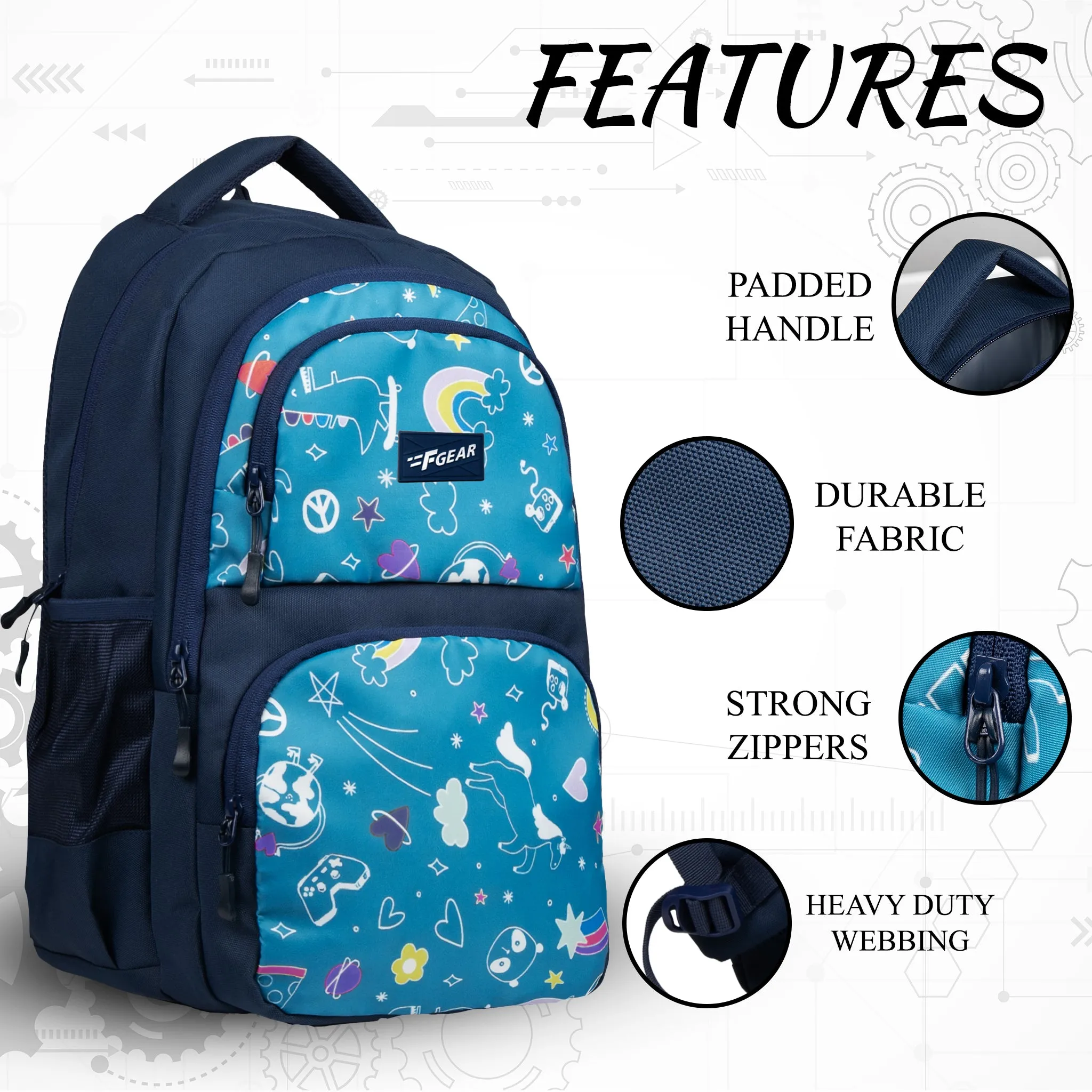 Caspian 23L Blue Joy Backpack