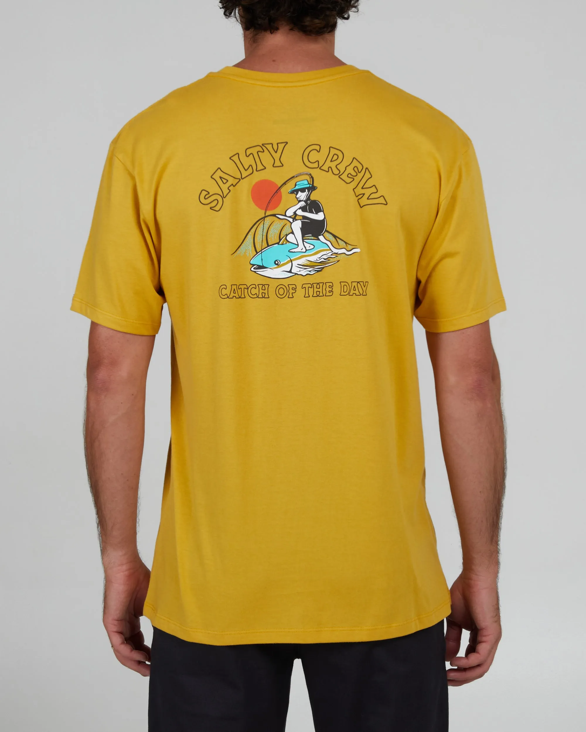 Catch of the Day Mustard S/S Premium Tee