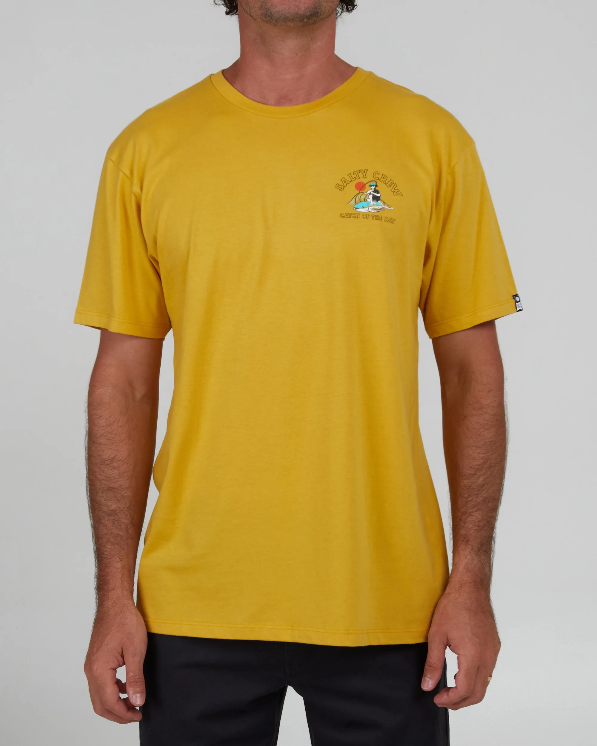 Catch of the Day Mustard S/S Premium Tee