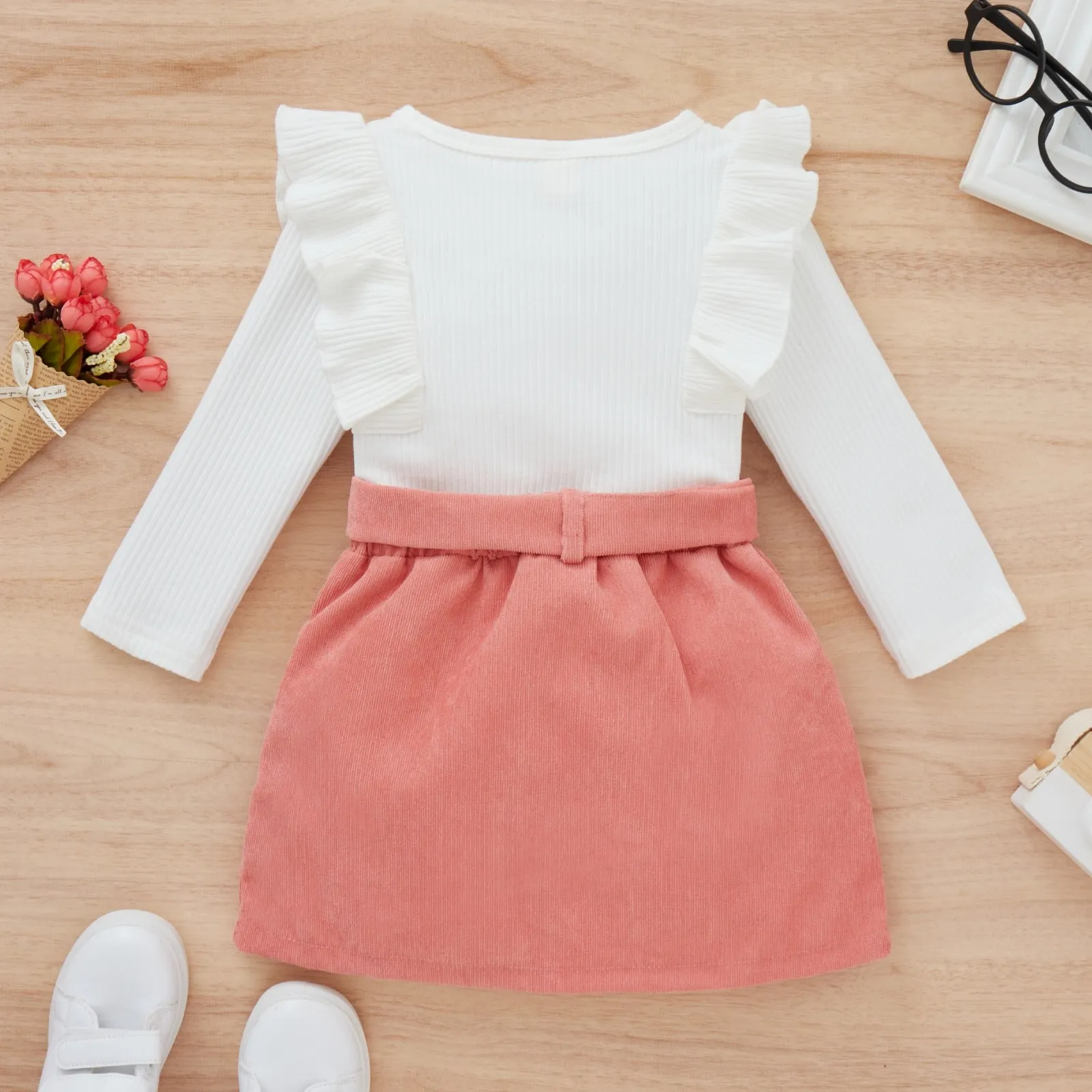 CHARLOTTE Corduroy Skirt Outfit