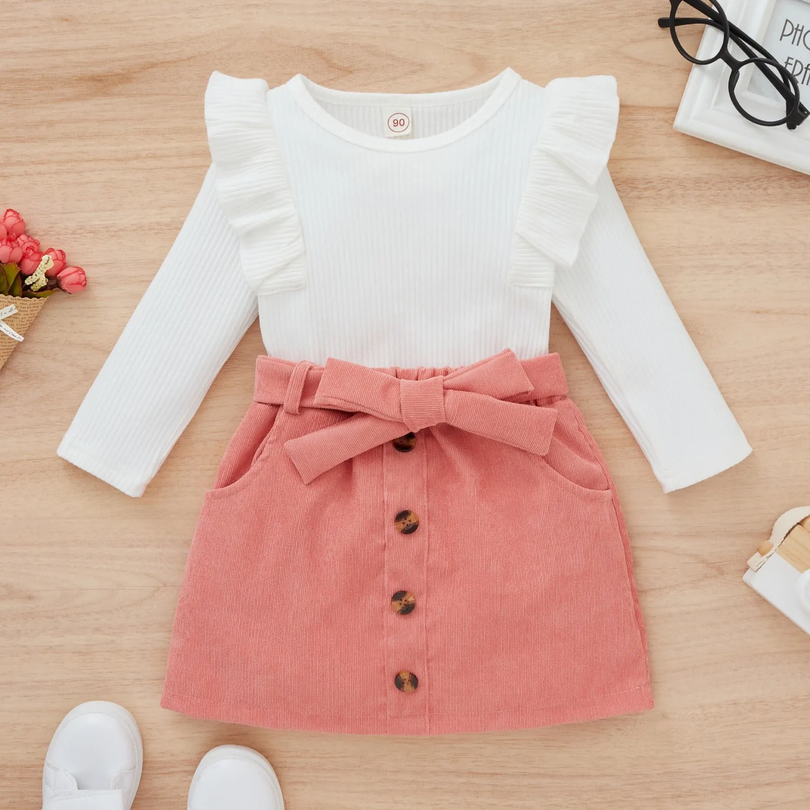 CHARLOTTE Corduroy Skirt Outfit