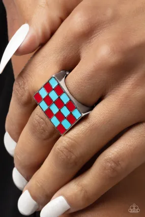 Checkerboard Craze - Red