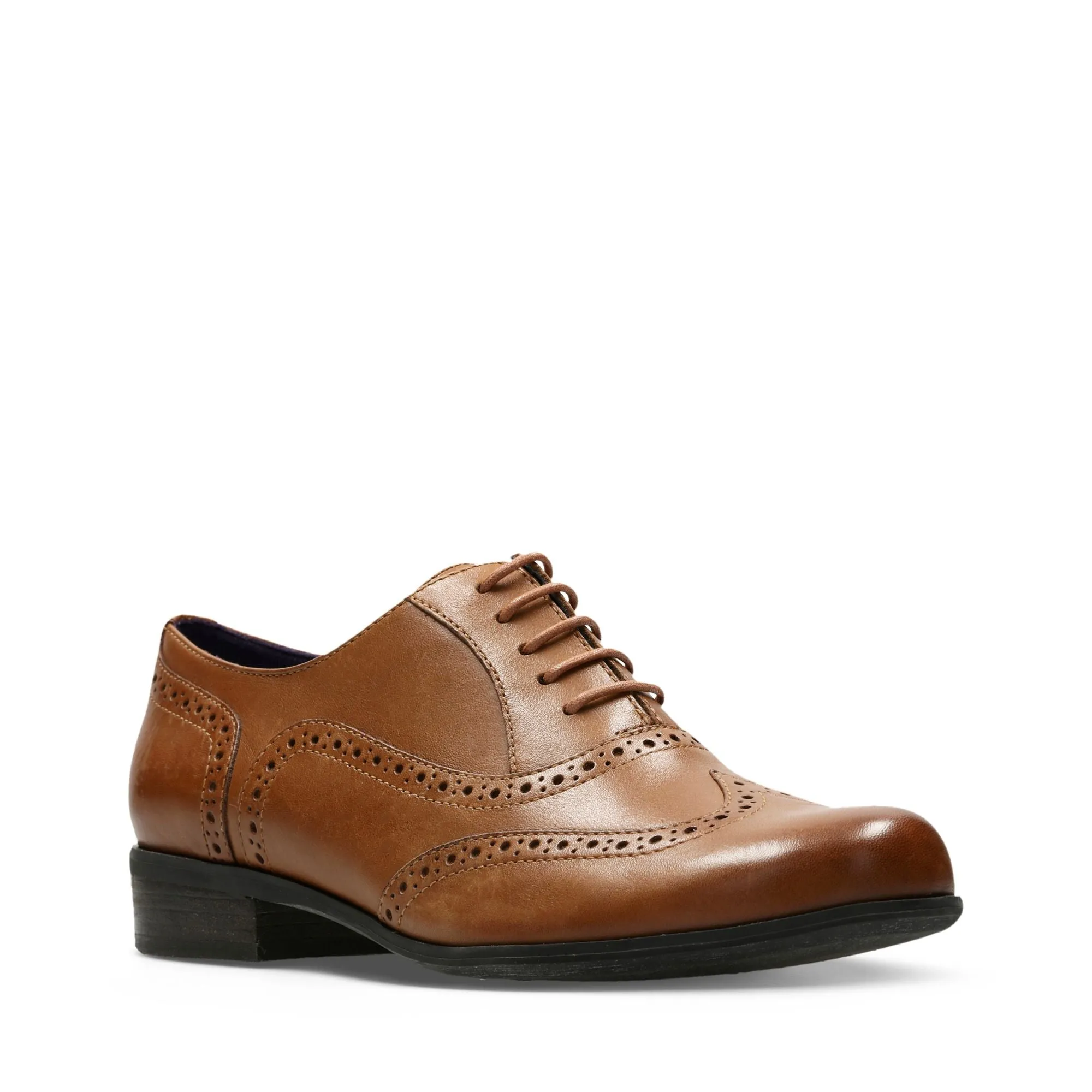 Clarks Hamble Oak Dark Tan Leather