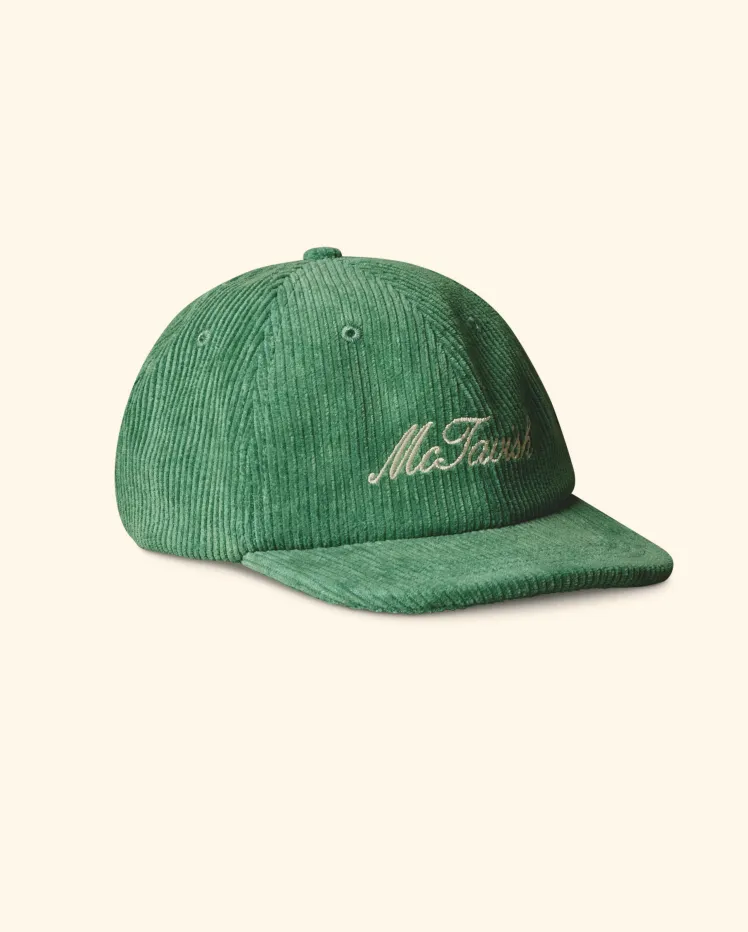 Corduroy Cap Emerald