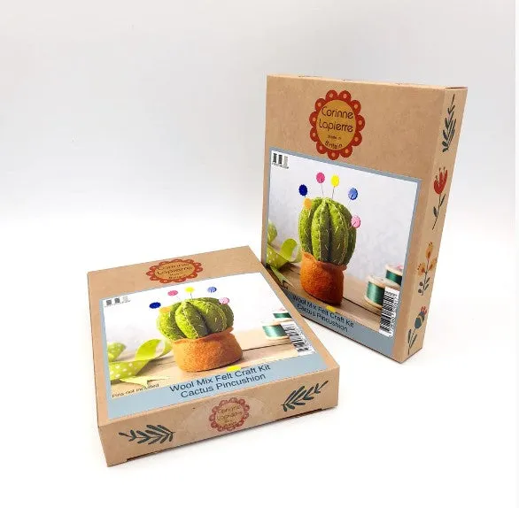 Corinne Lapierre - Mini Felt Craft Kit Cactus Pincushion