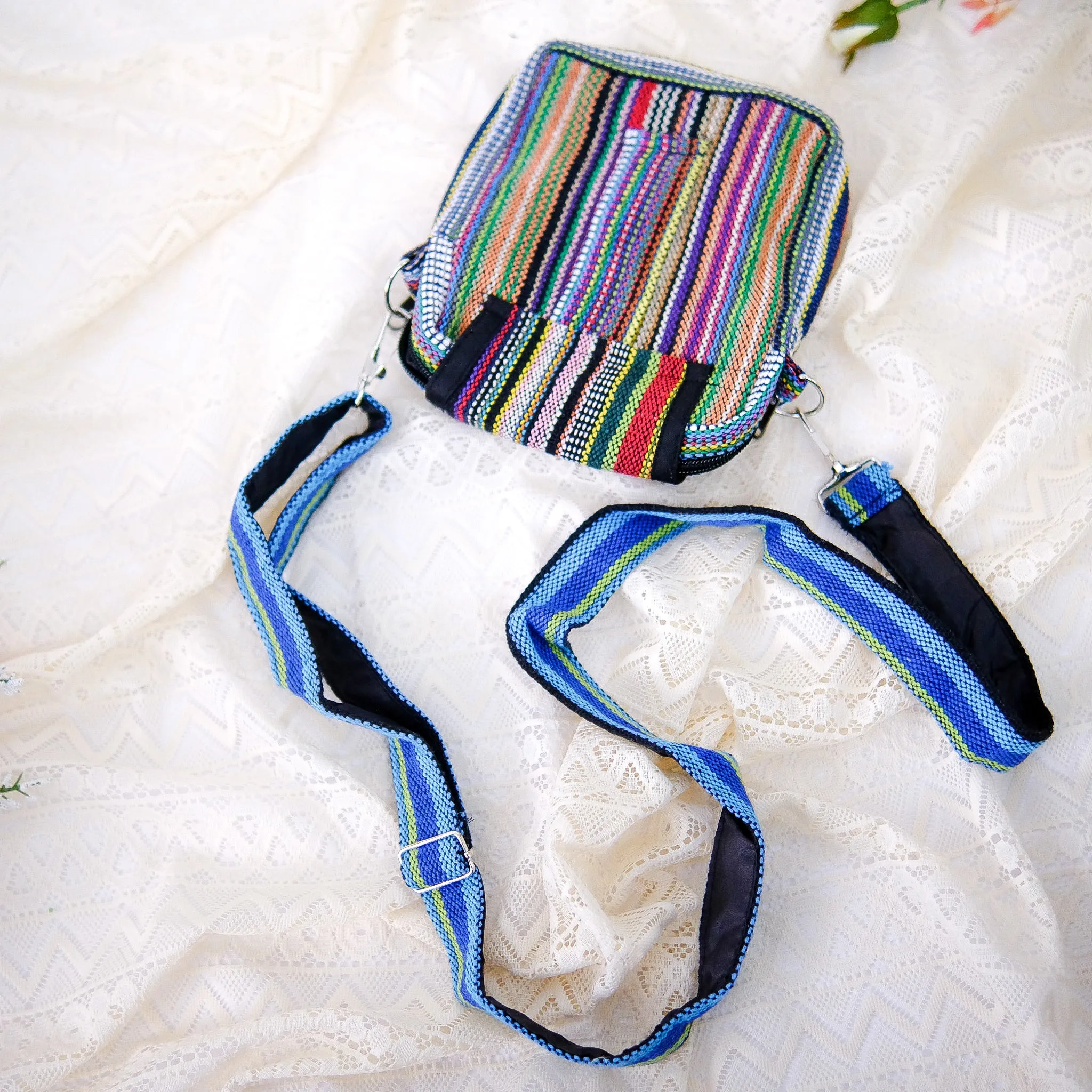 Cotton Multicolor Crossbody Bag