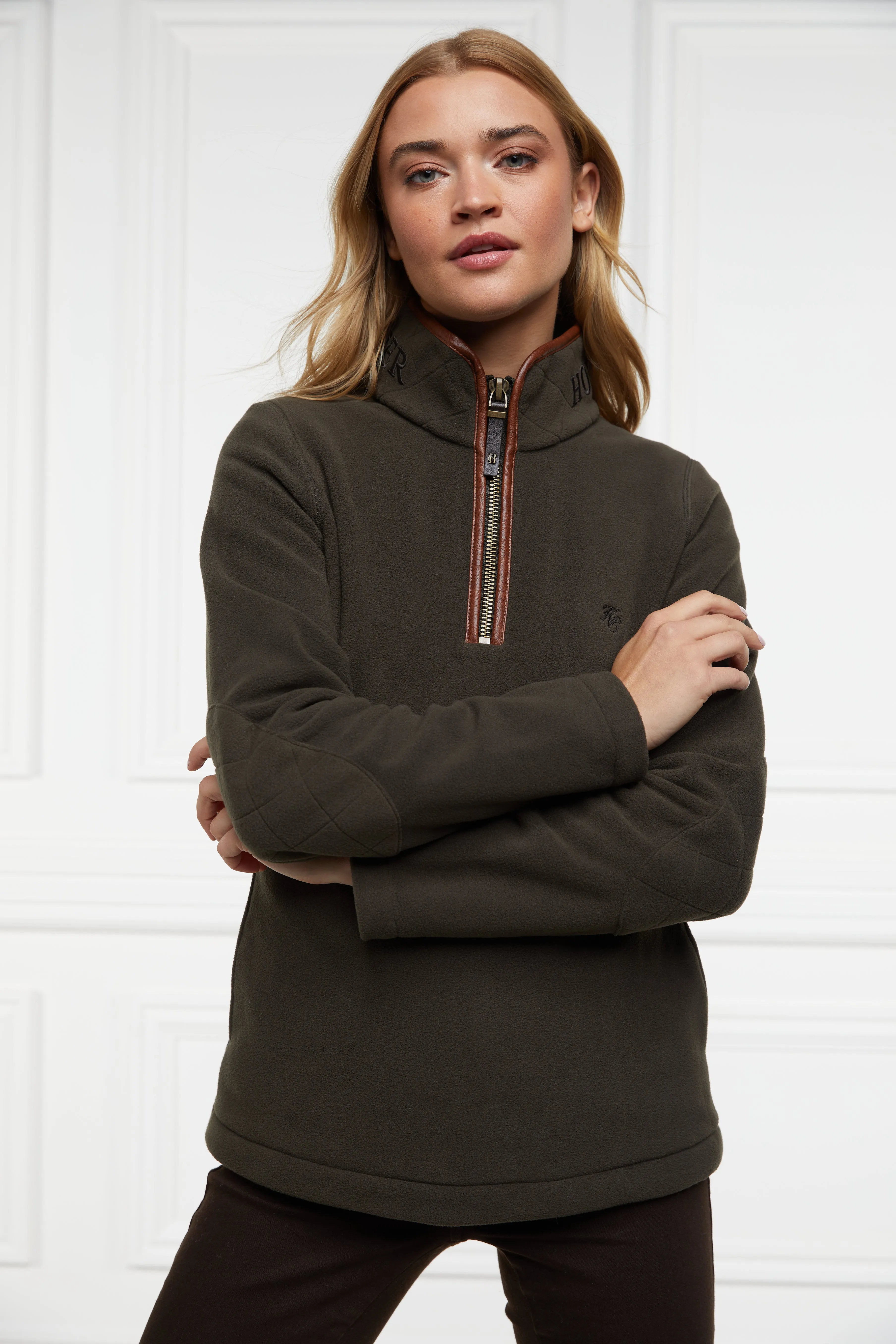 Country Fleece Half Zip (Khaki)