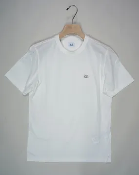 C.P. Company 30/1 Jersey Logo T-Shirt / Gauze White