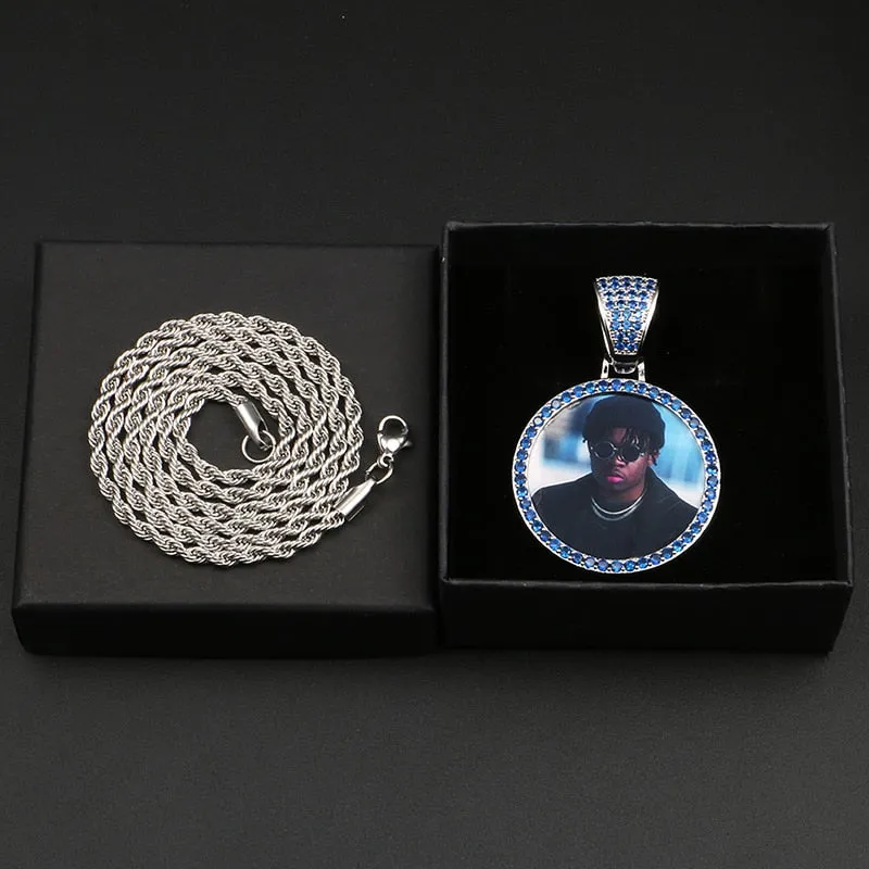 Crystal Pendant - Custom Photo Necklace- Necklace With Picture In It