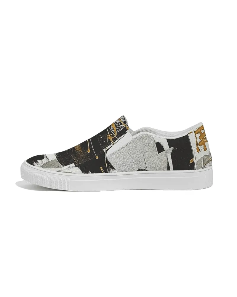 Custom Design, Women's Slip-On Canvas Shoe-Earth Tones