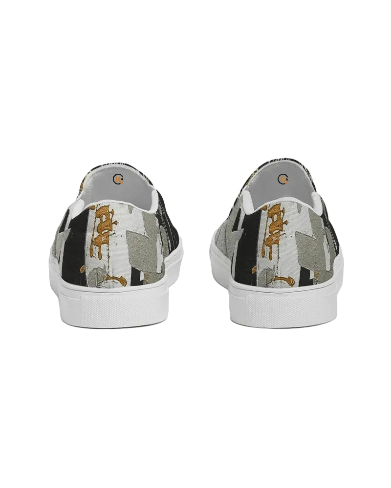 Custom Design, Women's Slip-On Canvas Shoe-Earth Tones