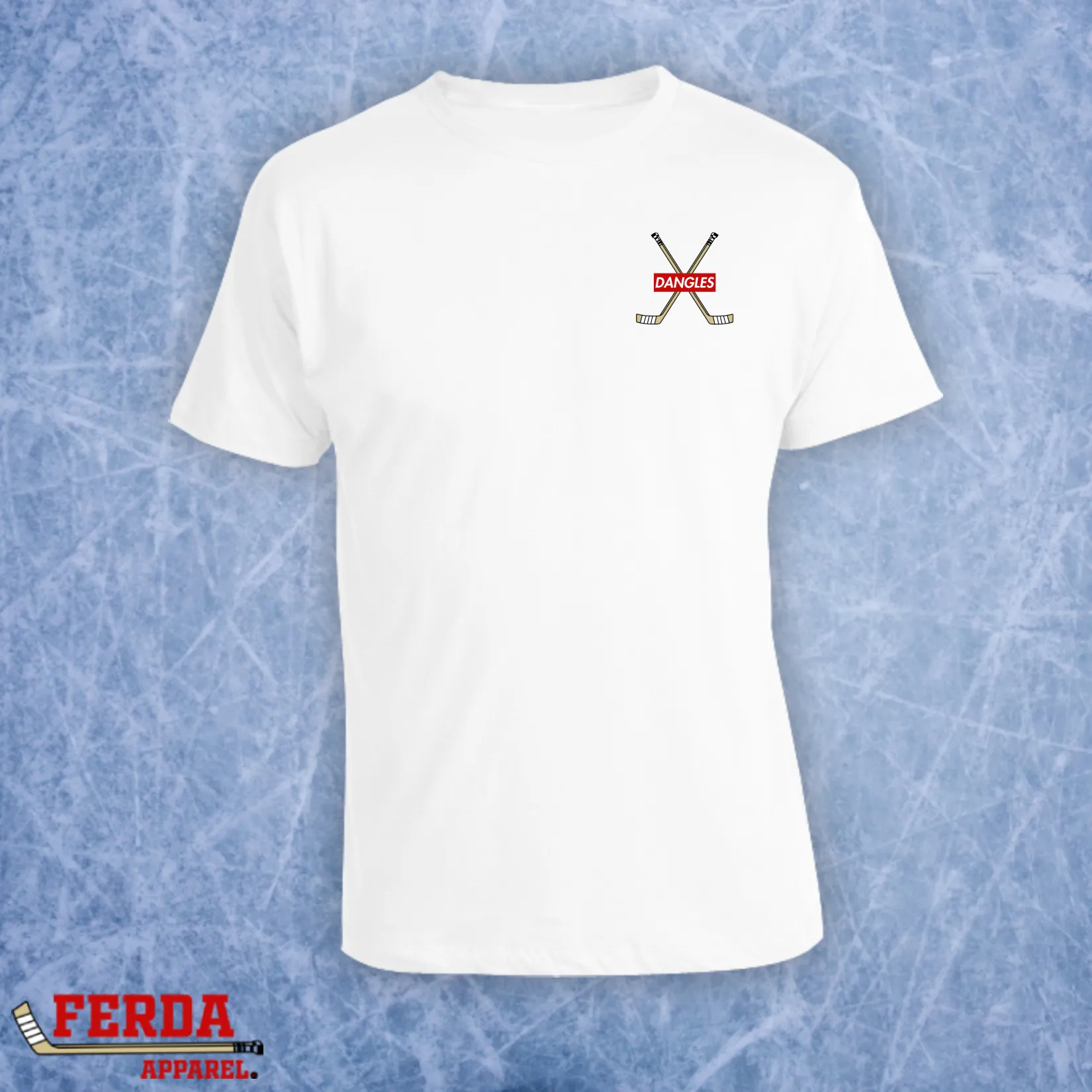 Dangles Branded Corner Hockey T-Shirt