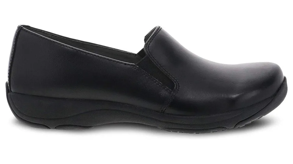 Dansko Nora Black Leather Professional Nurse Shoe