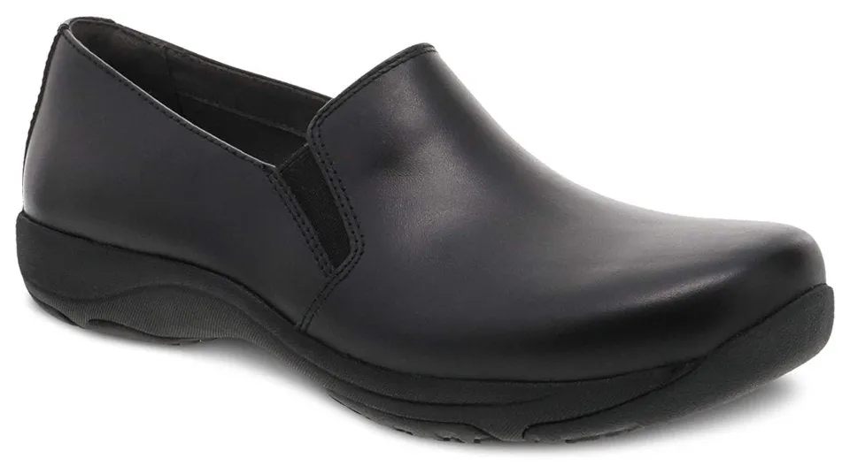 Dansko Nora Black Leather Professional Nurse Shoe