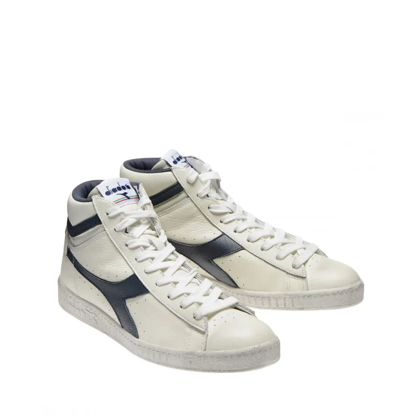 DIADORA SNEAKERS GAME L HIGH WAXED BIANCO - BLU