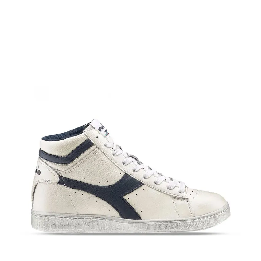 DIADORA SNEAKERS GAME L HIGH WAXED BIANCO - BLU