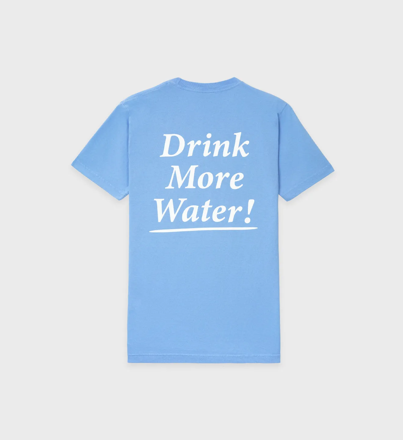 Drink More Water T-Shirt - Periwinkle