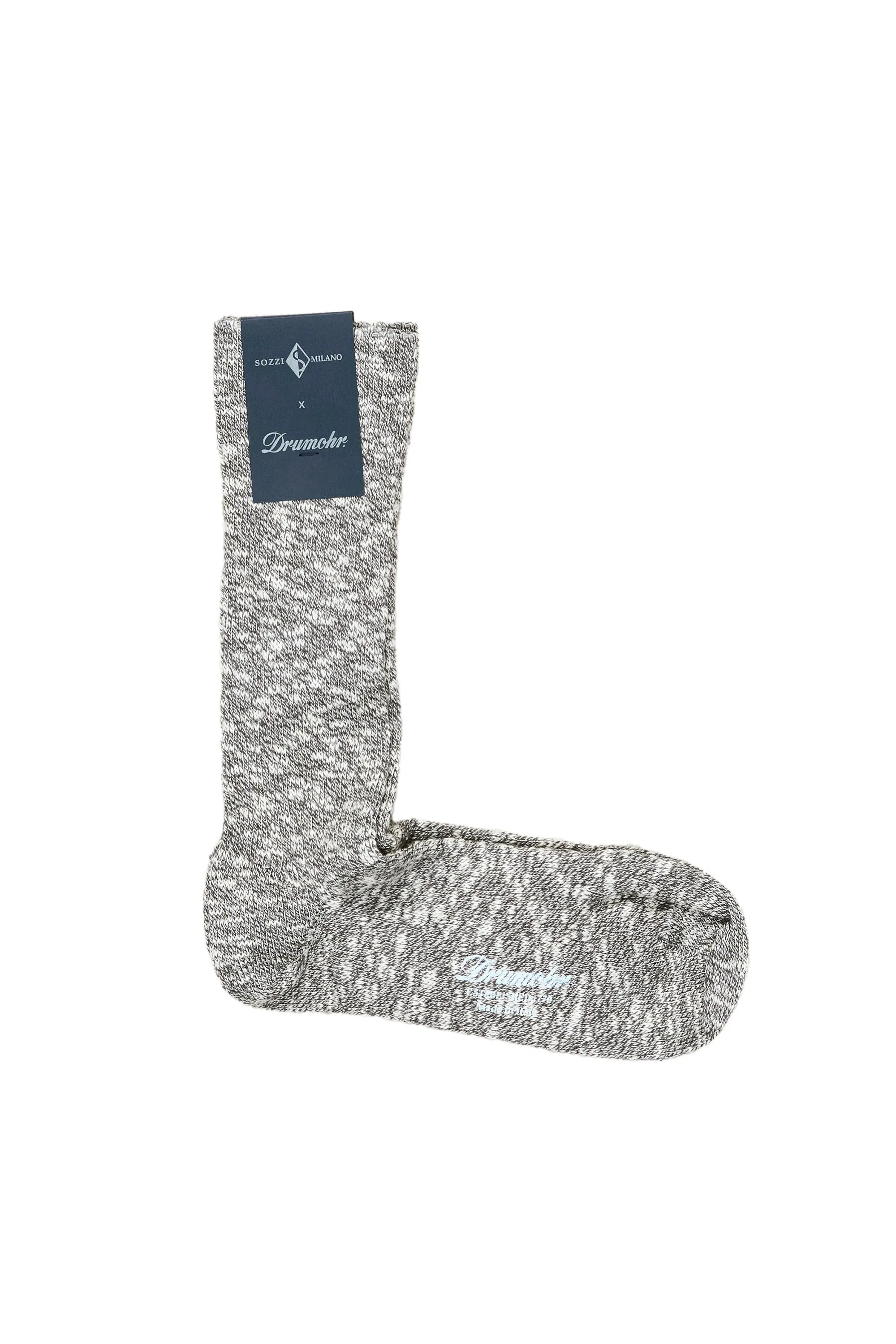 Drumohr Charcoal Cotton Socks