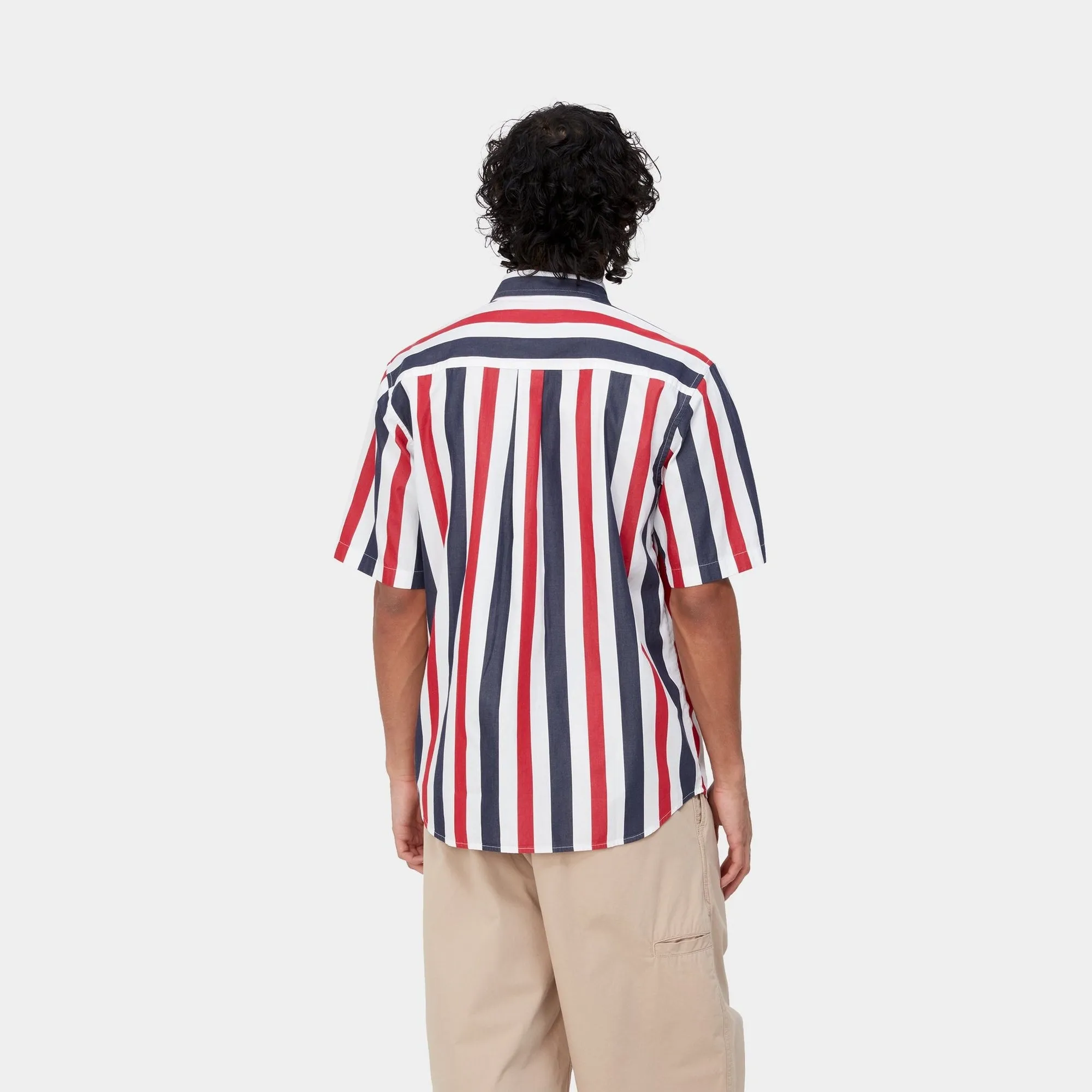 Elcano Stripe Shirt | Arcade / Dark Navy